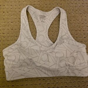Calvin Klein Performance Light Beige Sports Bra